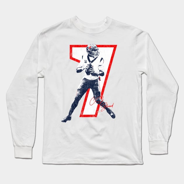 CJ Stroud (Variant) Long Sleeve T-Shirt by huckblade